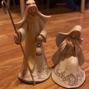 Collectable Hawthorn Mary & Joseph figurines